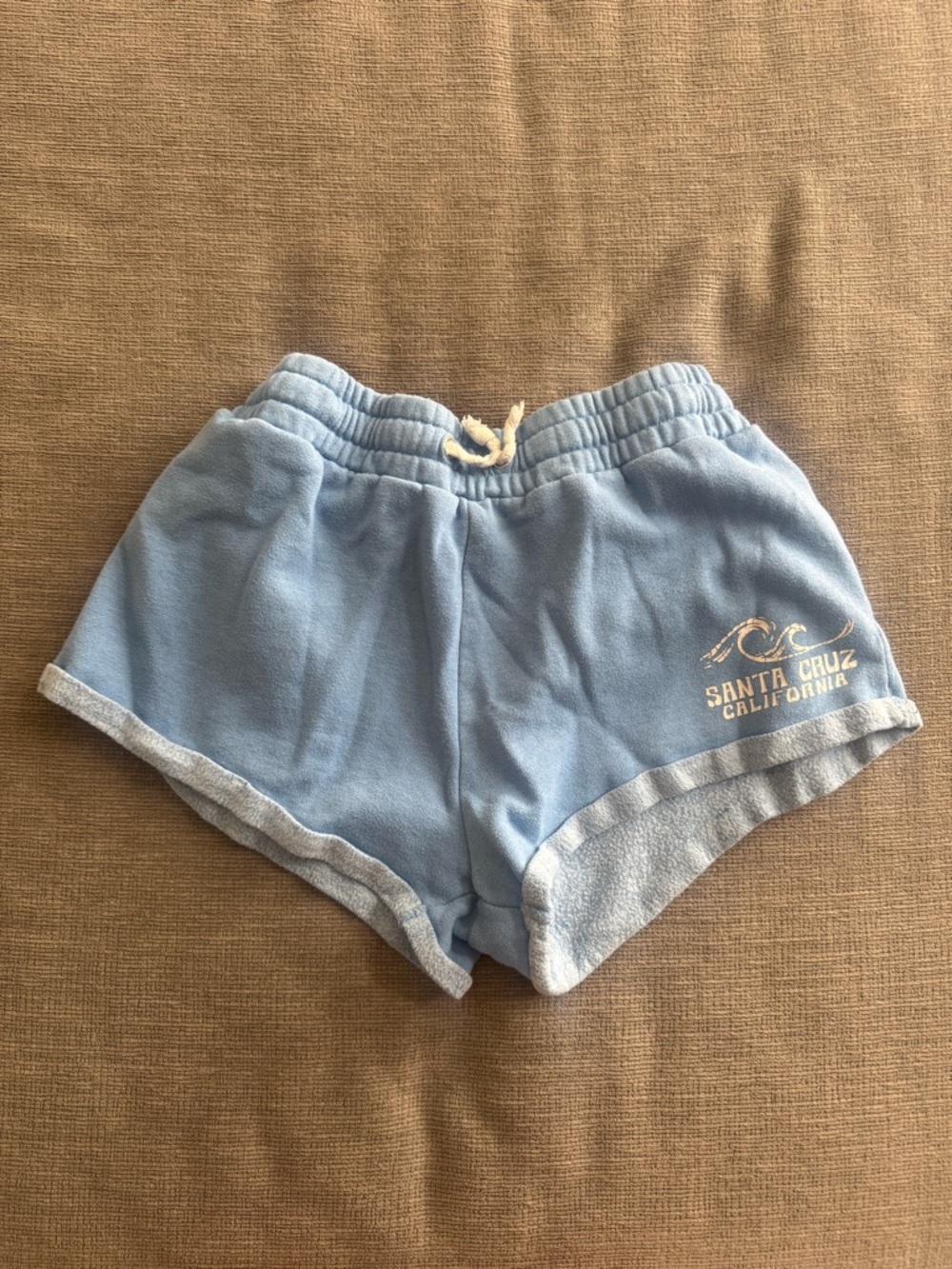 Santa Cruz California Light Blue Sweat Shorts